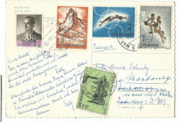 ST MARIN CARTE 30L  POUR STRASBOURG ( BAS RHIN ) DE 1963  LETTRE COVER - Lettres & Documents