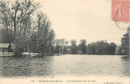 Postcard France Enghien Les Bains Lake - Other & Unclassified
