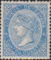 617805 HINGED ESPAÑA 1867 ISABEL II - ...-1850 Voorfilatelie