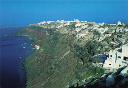 GRECE - Santorin - Théra - La Vue Du Quartier Perivolas - Carte Postale - Grèce