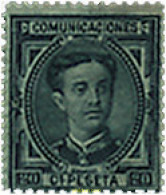 323469 HINGED ESPAÑA 1876 CORONA REAL Y ALFONSO XII - ...-1850 Prephilately