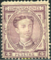 323455 HINGED ESPAÑA 1876 CORONA REAL Y ALFONSO XII - ...-1850 Prephilately