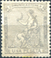323479 HINGED ESPAÑA 1873 CORONA MURAL Y ALEGORIA A LA REPUBLICA - ...-1850 Prephilately