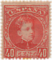 85491 HINGED ESPAÑA 1901 ALFONSO XIII - ...-1850 Voorfilatelie
