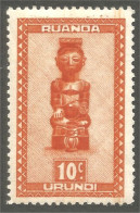 XW01-2526 Ruanda-Urundi Statuette Statue Sculpture MNH ** Neuf SC - Sculpture