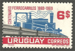 XW01-2524 Uruguay Train Railway Locomotive Zug MNH ** Neuf SC - Eisenbahnen