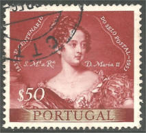XW01-2517 Portugal 100 Ans Stamp Timbre Reine Queen Mary II - Familles Royales