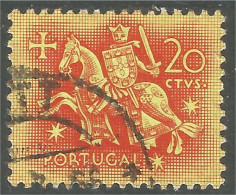 XW01-2485 Portugal Cheval Armoiries Coat Arms Horse Seal Pferd Paard Caballo Cavalier Horseman - Chevaux