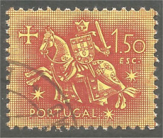 XW01-2439 Portugal Cheval Armoiries Coat Arms Horse Seal Pferd Paard Caballo Cavalier Horseman - Cavalli