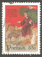 XW01-2428 Portugal Francois Assises Francis Assisis Goat Chèvre Ziege Cabri Chien Hund Perro Dog Cane - Autres & Non Classés