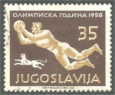 XW01-2357 Yugoslavia Soccer Football Olympics Melbourne 56 Chien Dog Hund Perro Cane - Other & Unclassified