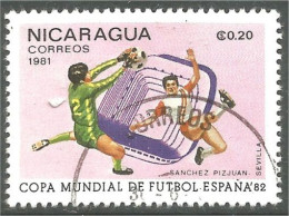 XW01-2354 Nicaragua Soccer Football Espana 82 - Autres & Non Classés