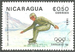 XW01-2361 Nicaragua Patinage Skating Olympics Sarajevo 84 - Figure Skating