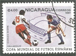 XW01-2353 Nicaragua Soccer Football Espana 82 - Altri & Non Classificati