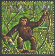 XW01-2311 Burundi Singe Chimpanzé Ape Affe Scimmia Monkey Mono MH * Neuf - Monkeys