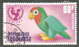 XW01-2270 Togo Perroquet Parrot Papagei UNICEF Oiseau Bird Vogel Uccello Pappagallo Loro Jouet Toy - Papagayos