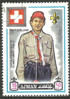 XW01-2222 Ajman Scout Scoutisme Scoutism Pathfinder Suisse Switzerland - Used Stamps