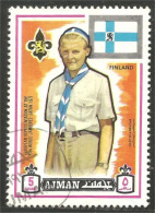 XW01-2217 Ajman Scout Scoutisme Scoutism Pathfinder Finlande - Used Stamps