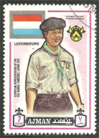 XW01-2219 Ajman Scout Scoutisme Scoutism Pathfinder Luxembourg - Oblitérés