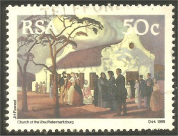 XW01-2166 RSA South Africa Eglise Church Pietermaritzburg Tableau Painting - Used Stamps
