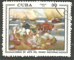 XW01-2136 Cuba Tableau Painting Vache Boeuf Oxen Cow Vaca Kuh Koe Vaca - Koeien