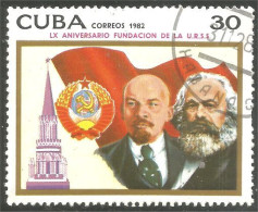 XW01-2135 Cuba Fondation URSS Foundation Lénine Lenin Karl-Marx - Lenin