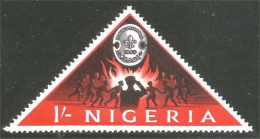 XW01-2111 Nigeria Triangle Scouts Scoutism Scoutisme Feu Fire Feuer - Used Stamps
