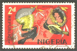 XW01-2080 Nigeria Weaverbirds Tisserand Oiseau Bird Uccello Webervögel White 2d Variety - Autres & Non Classés