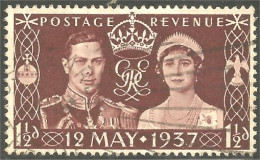 XW01-2954 United Kingdom 1937 Couronnement Coronation - Familias Reales