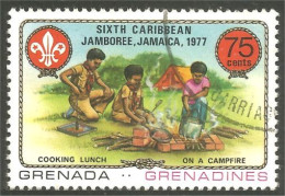 XW01-2935 Grenada Scout Scoutisme Scoutism Cooking Lunch Cuisine Repas - Alimentación