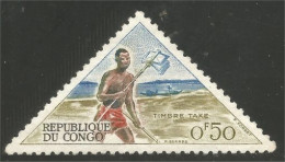 XW01-2813 Congo Courrier Runner Mail Carrier Sans Gomme - Sonstige & Ohne Zuordnung