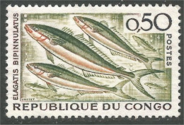 XW01-2787 Congo Poisson Fish Fisch Pesce Pescado Peixe Vis Sans Gomme - Fishes