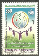 XW01-2670 Tunisie Droits De L'Homme Human Rights  - Tunisia (1956-...)