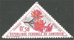 XW01-2635 Cameroun Fleur Flower Blume Erythrine Triangle Sans Gomme - Otros & Sin Clasificación