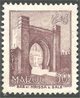 XW01-2601 Maroc 50c Bab-el-Mrissa Salé Sans Gomme - Usati