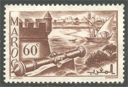 XW01-2564 Maroc Remparts Salé Battlements Fortifications Canon Cannon Sans Gomme - Used Stamps