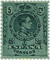 210129 HINGED ESPAÑA 1909 ALFONSO XIII - ...-1850 Préphilatélie