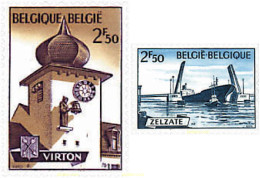 84625 MNH BELGICA 1970 VIRTON Y ZELZATE - Autres & Non Classés