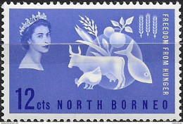 1963 North Borneo Freedom From Hunger 1v. MNH SG N. 407 - Sonstige & Ohne Zuordnung