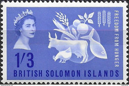 1963 British Solomon Freedom From Hunger 1v. MNH SG N. 100 - Sonstige & Ohne Zuordnung