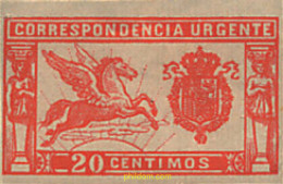 13854 HINGED ESPAÑA 1925 PEGASO - ...-1850 Préphilatélie
