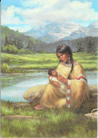 Carte Double " Summer's Son " By Vel Miller - Indiani Dell'America Del Nord