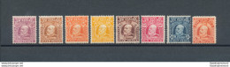 1909 NEW ZEALAND - Stanley Gibbons N. 388/94 - Serie Di 8 Valori - MLH* - Sonstige & Ohne Zuordnung