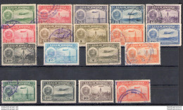 1938 Venezuela - Posta Aerea - Yvert N. 79/96 - Serie Ordinaria - 18 Valori - Usati - Otros - América