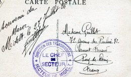 CP-  Cachet  - " Direction Des Transmissions - MIDELT  "  - MAROC  - - Cartas & Documentos