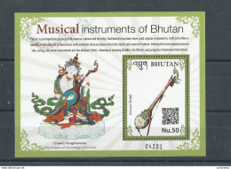 Bhutan - 2017 - Musical Instruments Of Bhutan Miniature Sheet  - MNH. ( D ) ( OL 28/05/2019) - Bhutan