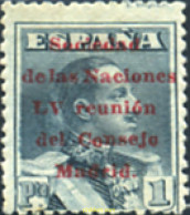 210505 HINGED ESPAÑA 1929 SOCIEDAD DE NACIONES. 55 REUNION DEL CONSEJO EN MADRID - ...-1850 Préphilatélie