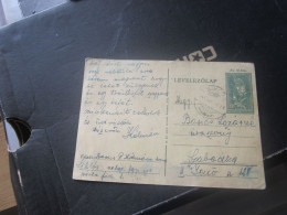 Levelezolap Siklos  To Szabadka Subotica 1944 WW2 - Lettres & Documents