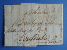 ESPANA   LETTRE RR  1807 BARCELONA  A TOULOUSE FRANCE    + AFF. INTERESSANT+DP12 - ...-1850 Prephilately