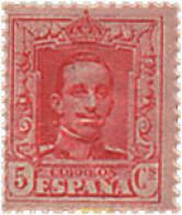 210213 HINGED ESPAÑA 1922 ALFONSO XIII - ...-1850 Préphilatélie